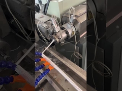 Plastic PVC spiral suction reinforced soft hose pipe extruder extrusion production line making machi