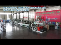 110-315mm 3 laag watervoorziening PE HDPE LDPE pijpmachine / productielijn