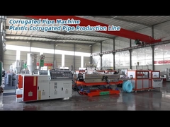 HDPE PP Plastic Double Wall Corrugated Pipe Extruder Machinery Bellows Productie machine