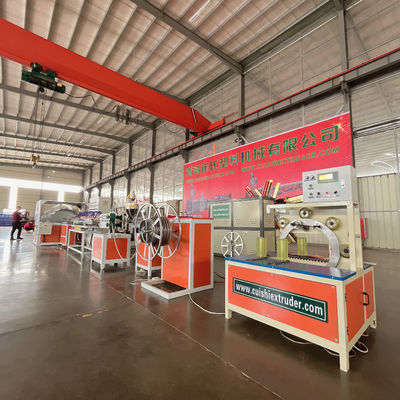 PVC Fiber Reinforced Flexible Hose Machine , Soft Tube Extrusion Machine