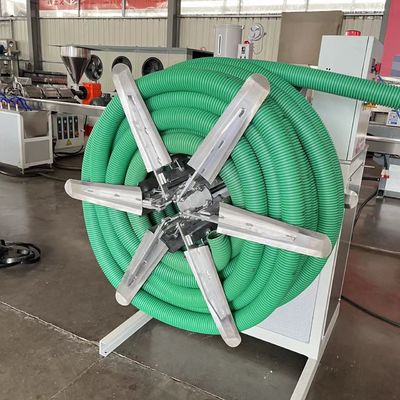 SGS Corrugated Plastic Pipe Manufacturing Machine Double Wall Corrugated Pipe Extrusion Line