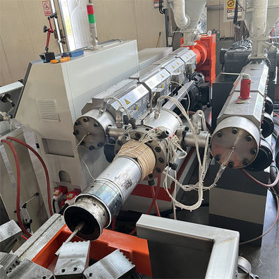 HDPE PVC Double Wall Corrugated Pipe Production Line , DWC Pipe Manufacturing Machine