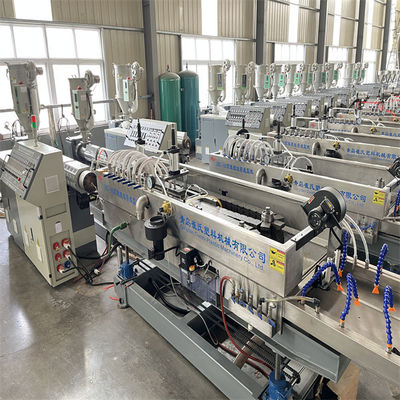 120-200kg/h Single Screw Extruder Double Wall Corrugated Pipe Machine for PP HDPE Production