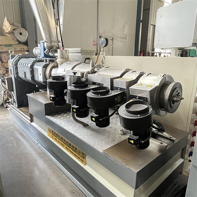 Ceramic Heater Twin Screw Extruder Coaxial Rotary Rotation Scheme PLC/Touch Screen Control System Alloy Heater