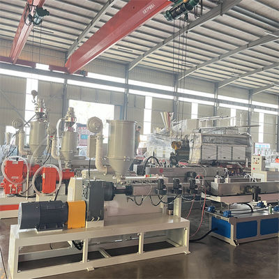 PP PE PVC PA Nylon Plastic Single Wall Corrugated Pipe Machine SGS Approved