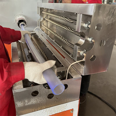 Automatic Feeding PVC Pipe Extrusion Line Manufacturers Soft Gas Hose Pipe Making Machine