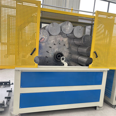 PVC Corrugated Pipe Extrusion Line for Pipe Application using Sj75/30 Single Screw Extruder
