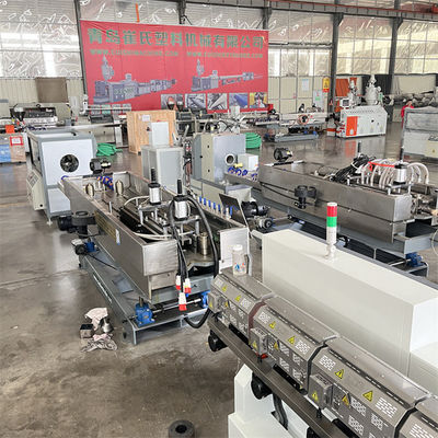 Customized PE Pipe Extrusion Line with Solid Wall and Motor Made In Screw L/D Ratio 33 1-38 1