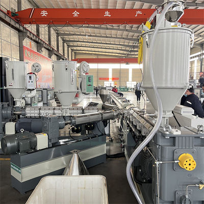 Corrugated Pipe Extrusion Line for PE PP PVC Pipe Application Speed Of Line 0.6-3m/min Manufacturing
