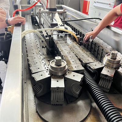 Double Wall Pipe Extrusion Machinery , Plastic Corrugated Pipe Extrusion Line SGS