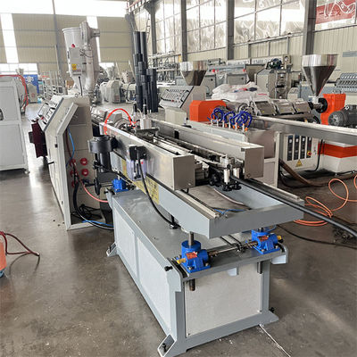Single Screw Extruder Single Wall Corrugated Production Line With Omron Instrument Control