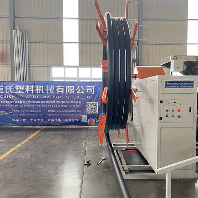 Automated Plastic Pipe Extruder Machine With PLC Control System 50-1000kg/H Output
