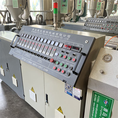 PE PP PA EVA Plastic Corrugated Pipe Machine Double Wall With Vacuum Pump