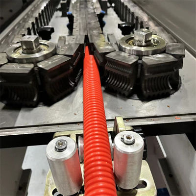 Single Screw Extruder Single Wall Corrugated Pipe Machine For Plastic PE PVC PP Pipes