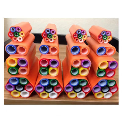 4ways 14/10mm Direct Buried Hdpe Microduct Bundles Tube Telecommunication Underground Cable Pipe Machine