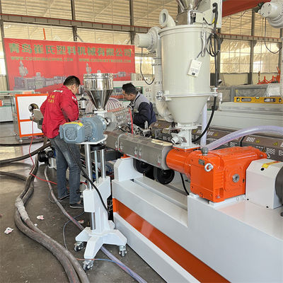 HDPE PP dubbelwandige gegolfde buis extrudermachine