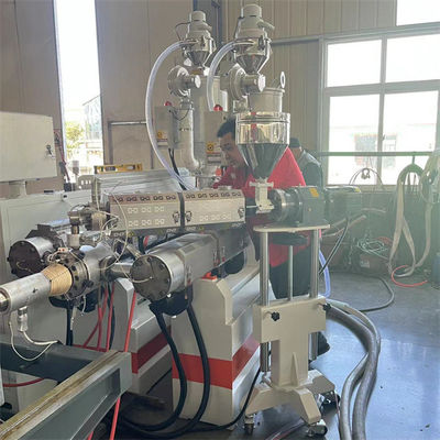 Water Cooling And Fan Cooling Double Wall Corrugated Pipe Making Machine with 55kw Extruder Motor Power -