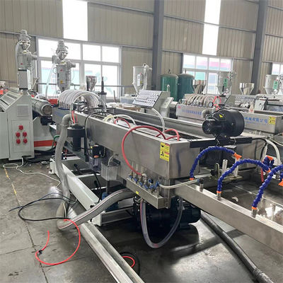 Customizable Double Wall Corrugated Pipe Extrusion Machine for Durable Pipes and Single Screw Extruder
