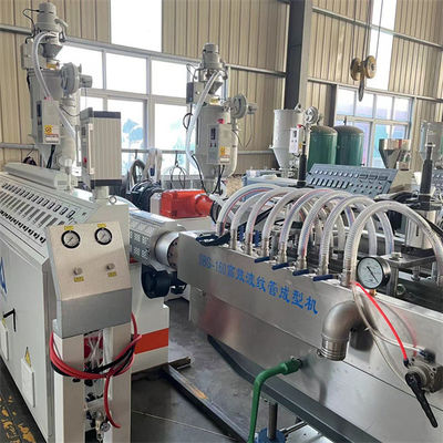 Water Cooling Fan Cooling HDPE Double Wall Corrugated Pipe Machine for Diameter Range 50-160mm