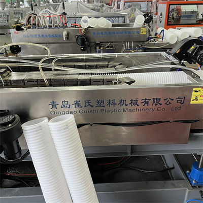 Équipement de fabrication de tuyaux ondulés à double paroi DWCPM-160 pour PP HDPE dans la fabrication