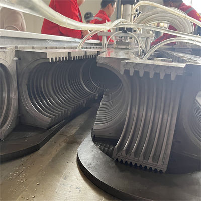 Pipe Diameter Range 50-160mm with PP HDPE DWCPM-160 Double Wall Corrugated Pipe Machine