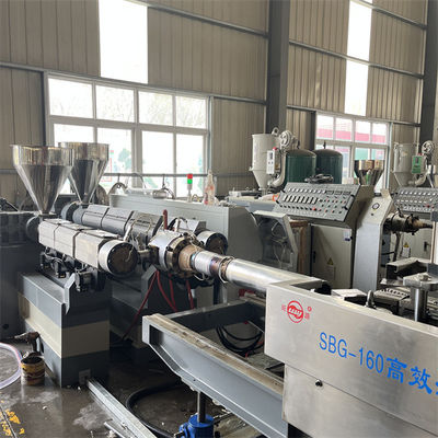Pipe Speed 5-6m min Double Wall Corrugated Pipe Machine with Single Screw Extruder and Pipe Diameter Range 50-160mm Ensuring Stable Pipe Output