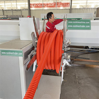 50-200mm Pipe Id Carbon Spiral Corrugated Pipe Production Line with Fully Automatic Grade and Materials