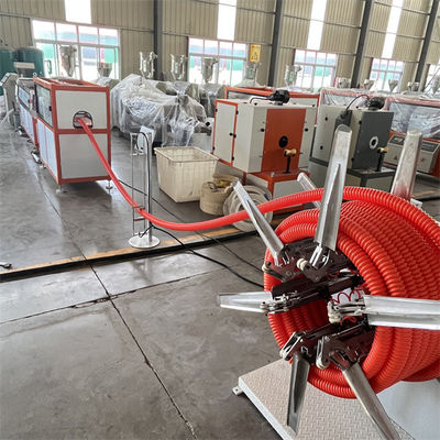 Water Cooling Spiral Pipe Extrusion Line Single-wall Type for Pe Pipe Production