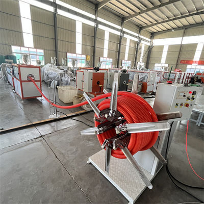Single-wall Spiral Pipe Extrusion Line with 380V.50HZ Power Supply and PE PP Material