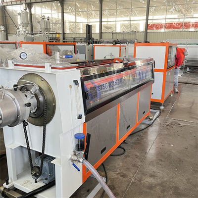 Top- Spiral Pipe Extrusion Line for Pe Pipe Single-wall Pipe Id 50-200mm