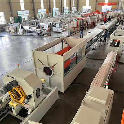Automated PE Pipe Extrusion Line Plastic PE HDPE PPR Pipe Making Machine