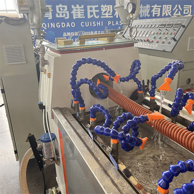 PE PP Spiral Pipe Extrusion Line with Forming Machine STSG—200 and Water Cooling Method
