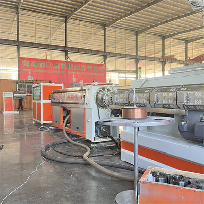 Single Screw Corrugated Pipe Extrusion Line For PP / LDPE