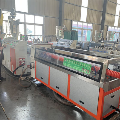 16-300mm Single Or Double Wall Spiral Pipe Extrusion Line Fully Automatic