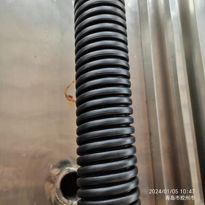 Fully Automatic Carbon Spiral Corrugated Pipe Production Line Water Cooling Efficiency