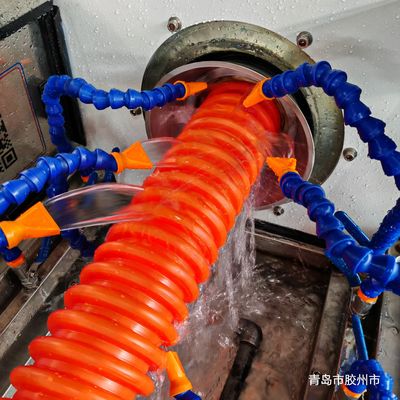 Advanced Spiral Pipe Extrusion Line For Pe Pipe Winding Machine 100m/roll Pipe Id 50-200mm