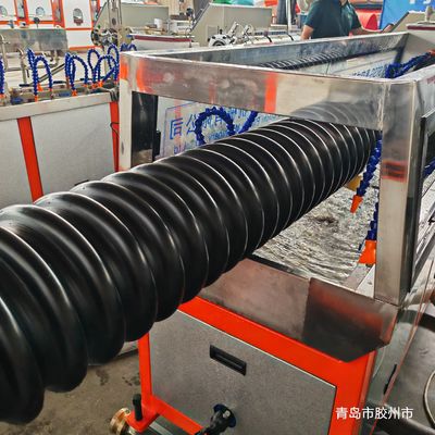 100m/roll Winding Machine Pipe Id 50-200mm Single Screw Extruder For Production