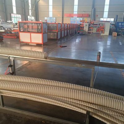 Water Cooling Way Spiral Pipe Extrusion Line for Polyethylene and Polypropylene