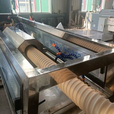 Water Cooling HDPE carbon spiral pipe machine optimized for PE PP pipe production offering spiral extrusion and consistent pipe
