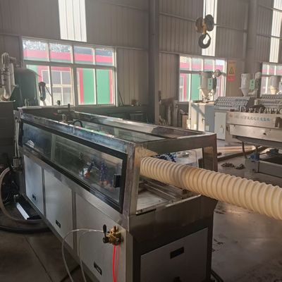 380V.50HZ Power Supply HDPE Carbon Spiral Pipe Machine with Water Cooling Way