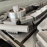 PLC Control System Single Wall Corrugated Tubing Machine for 1000 Meters Per Hour Production Efficiency