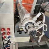 PA PLC Control System Single Wall Corrugated Pipe Machine For 1000 Meters Per Hour Production Rate