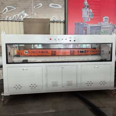 Heating System Ceramic Heater/Alloy Heater Twin Screw Extruder with Delta Inverter Motor Speed Controlling