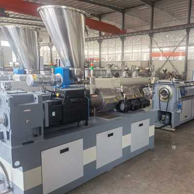 Plastic Prestressed Spiral Pipe Drain Production Line/Corrugated Tube Cutting Machine/Spiral Pipe Extrusion Line
