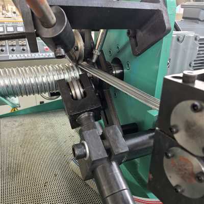 High Speed Output Metal Corrugated Pipe Machinery Stainless Steel Pipe Production Line