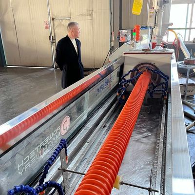 PE/HDPE Spiral Carbon Fiber Extruder Filament Winding Machine Professional Manufacturer